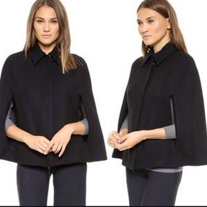 Theory Navy Blue Danijo Cape